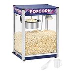 Royal Catering RCPR-1350 Popcorn Maker Professional Popcorn Machine (1350 W, approx. 5 kg/h, Teflon Coating, 37 x 52,5 x 68 cm)