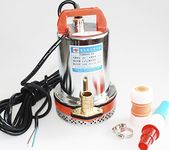 HSH-Flo DC12V Farm & Ranch Solar Water Pump Submersible Well Pump 23ft Lift (DC12V)