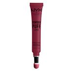 NYX PROFESSIONAL MAKEUP MAKEUP Powder Puff Lippie Lip Cream, Liquid Lipstick - Prank Call (Burgundy)