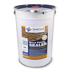 Smartseal Block Paving Sealer - Silk Finish – Wet Look Block Paving Sealer, Sand Hardener & Weed Inhibitor. Satin Finish Premium Block Paving Sealant for Block Paved Driveways & Patios (25 Litre)