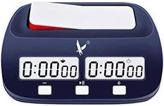 LEAP Chess Clock FIDE Approved Digital Chess Timer Professional for Board Games (Official Store) Blue