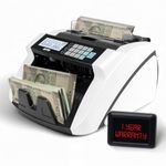 BRONTIX Note Counting Machine | Fake Note Detection with UV/MG Designed for Money Counting Machine with LCD Screen | Single Value Counter