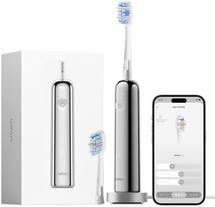 Laifen Wave Pro Sonic Electric Toothbrush for Adults – 2026 Model with 60° Oscillations, Smart App, 70-Day Battery, 2 Brush Heads (Stainless Steel)