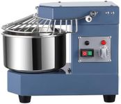 Garvee Commercial Dough Mixer 10.5Qt, 650W Dual Rotating Dough Kneading Machine with Food-Grade Stainless Steel Bowl, Security Shield & Timer, Electric Spiral Mixer for Restaurant Bakery Pizzeria