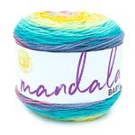 Lion Brand Yarn 526-207 Mandala Baby Yarn, Honeydukes, One Skein