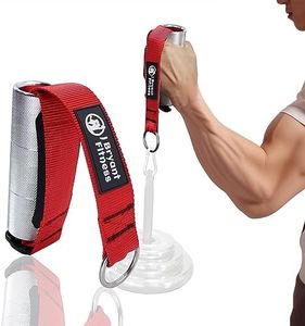 J Bryant Manico per esercizi di wrestling con impugnatura in metallo da 5,1 cm, per esercitare polsi e avambracci, tricipiti e corda per allenamento