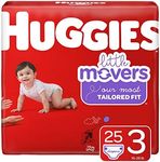 HUGGIES Little Movers Diapers, Size