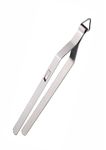 TIARA SANI 1Pc 9inch Heavy Guage 2mm Thickness Chimta Stainless Steel for Roti, Chapati Chimta, chipya, Tong for chapati, BBQ (9 inch)