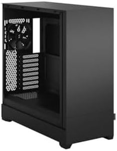 Fractal Design Pop XL Silent Black – Solid - Bitumen Side Panels and Sound-dampening Foam - Four 120 mm Aspect 12 Fans Included – E-ATX Silent Full Tower PC Case