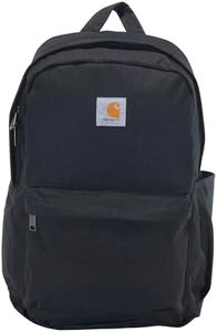 Carhartt 21L Classic Daypack, Durable Water-Resistant Pack with Laptop Sleeve, Black, One Size