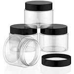 Patelai 4 Pieces Round Clear Wide-m