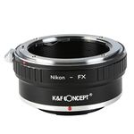 K&F Concept High Precision Lens Adapter to Mount Nikon F Lens to a Fujifilm FX Camera body – (KF06.101 / NIK-FX)