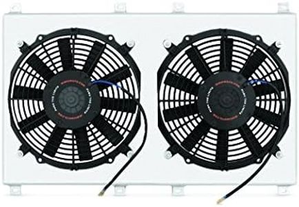 Mishimoto MMFS-B4-90 Aluminium Fan Shroud Compatible With Subaru Legacy 1990-1994 Silver