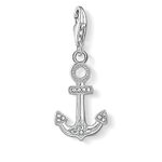 Thomas Sabo Women Charm Pendant Anchor Charm Club 925 Sterling Silver 1798-051-14