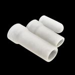 UYHKVXF 3 Pc. Silicone Glans-Protector Cap Replacement for Extenders Traction Device (White)