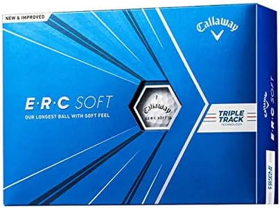 Callaway Golf ERC Soft Golf Balls (White Triple Track (2021)