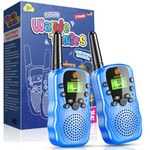 Walkie Talkies for Kids, Exssary Kids Toys for 3-12 Year Old Boys Best Birthday Gifts for Boys Age 4 5 6 7 8 9 10 11 Outdoor Toys for Kids Blue