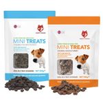 Healthy Hounds Grain Free Dog Training Treats - 1 x Poultry and 1 x Fish - 2 Pack Set x 500g each - Hypoallergenic Natural Puppy Treat for Skin, Coat & Joint Health