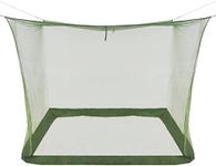 Aventik EDSRDLUZ 400 Fine Meshes Premium Rectangular Camping Mosquito Net, Easy to Carry&Easy Installation Four Corners Six Suspension Points, for Double Bed, Cribs, Hammocks or Camping Use (Single)