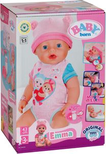BABY born Emma Doll 43cm – Soft Body Baby Doll for Kids