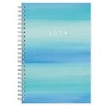 Blue Sky 2024 Weekly and Monthly Planner, January - December, 5" x 8", Frosted Cover, Wirebound, Chloe (144734)