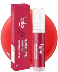 BAKE 1% Kojic Acid Beetroot Tinted Brightening Lip Balm Oil for Dark & Pigmented Lips with SPF 25 PA++++ with Alpha Arbutin - 15g