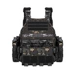 BLUEBLUE YAKEDA Modular Tactical Vest Quick Release Plate Carrier Tactical Vest - Dark Camo