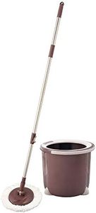 Azuma Industrial TSM545 Round Tornado Rotary Mop Single Layer Cleaning Bucket for Flooring Cleaning, Tile Cleaning, Floor Cleaning, Wiping Width Approx. 10.2 inches (26 cm), Total Length of Mop