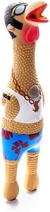 Charming Pet Earl Latex Rubber Squawking Chicken Dog Toy, Large