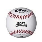 Wilson Practice and Soft Compression Baseballs, A1228, FS (One Dozen)