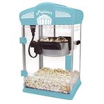 WEST BEND Hot Oil Theater Style Popcorn Popper Machine with Nonstick Kettle Includes Measuring Tool and Serving Scoop, 4-Ounce, Blue, PC8251BL13