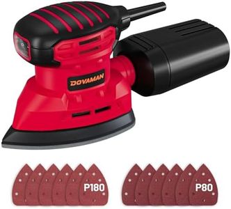 DOVAMAN 130W Detail Sander, 12000RPM Palm Sander Tool