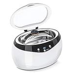 Signstek Ultrasonic Cleaner 650ML Ultra Sonic Cleaner Machine for Glasses Denture Watch Metal Coins Ultrasonic Cleaning Kit 40000 HZ