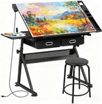 ZENY Adjustable Drafting Table with