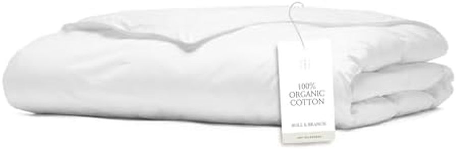 BOLL & BRANCH Down Alternative Duvet Insert – Luxury 100% Organic Cotton Shell – Hypoallergenic Fiber Bedding – Bafflebox Construction Maintains Shape - All Season, King/Cal King