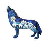 The Wolf Spirit Collection Frost Mountain Wolf Spirit Collectible Figurine