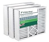 Filterbuy 20x25x5 Air Filter MERV 13 Optimal Defense (3-Pack), Pleated HVAC AC Furnace Air Filters for Honeywell FC100A1037, Lennox X6673, Carrier, and More (Actual Size: 19.88 x 24.75 x 4.38 Inches)