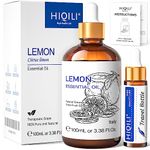 HIQILI Lemon Essential Oil,100% Pure Natural Undiluted Premium Oil,Household Cleaning Spray.-3.38 Fl Oz