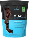 LEGION Whey+ Protein Whey Isolate from Grass Fed Cows (Chocolate, 60 Servings) - Whey Protein Isolate Powder, Low Calorie, Non-GMO, Sugar Free, Lactose and Gluten Free, All Natural Protein Powder