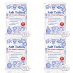 25 Kg Salt Tablets | Water Softener | Food Grade | Compatible to All Water Softner Machines 100% Genuine British Salt Tablet, Tablet Salt of Premium Quality (4 Bags)