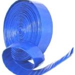 Equip247uk Blue Layflat Water Discharge Hose Pipe Pump Irrigation - 25mm (1") (10m)