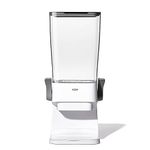 OXO 11125700G 5.1L Countertop Cereal Dispenser, White/Clear