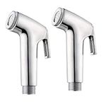 2Pcs Caravan Shower Head High Pressure Trigger Shower Heads with On/Off Hand Held Toilet Bidet Sprayer Head for Baths, Caravans, Motorhomes, Boats & Hair Salons