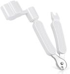 CC CAIHONG Guitar String Winder, Guitar String Winder Tool, Guitar Bridge Pin Puller and Cutter, 3 In 1 Multifunctional Guitar String Peg Tuner Winder for Acoustic Electric Guitar (White)