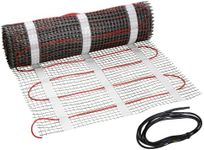 EconoHome Underfloor Heating Mat - Fluoropolymer Insulated Floor Electric Heat Mats for Tile, Wood, Laminate - Indoor Home Warming Systems - Compatible with GFCI Thermostat (Thermostat not included)