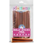 Premium Thick Bully Sticks for Dogs - 15 cm, 10 Count - All-Natural, Beef Pizzle Sticks for Puppies to Large Dogs, Dental Chew Treats for Healthy Teeth