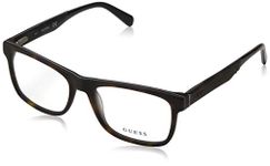 GUESS Brown Rectangular Full rim Frames for Men - GU1943 54 052