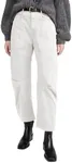 EVALESS Womens Baggy Barrel White J