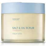 SEACRET Body Scrub - Salt & Oil Exfoliating Body Scrub with Dead Sea Minerals and Essential oils, Stimulates Cell Renewal for a Rejuvenated Glow, Pomegranate Scent,14.1 FL. OZ