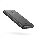 Anker Power Bank(PowerCore 10K), Compact Travel-Ready 10,000mAh Battery Pack with PowerIQ Charging Technology, 5V/3A High-Speed Charging for iPhone, iPad,and More(USB-C Input and Output(Black), 1pack)